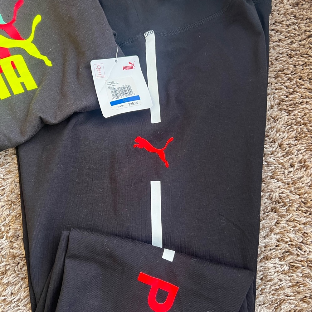 SOLD‼️‼️ Puma Black Leggings Athletic Comfort - Picture 6 of 6